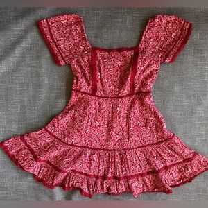 American Eagle Outfitters Pink Floral Mini Dress